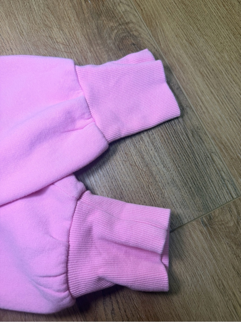 Zara Bubblegum Pink Cropped‎ Zip Hoodie Small Soft Girl Y2K Athleisure - Picture 11 of 13
